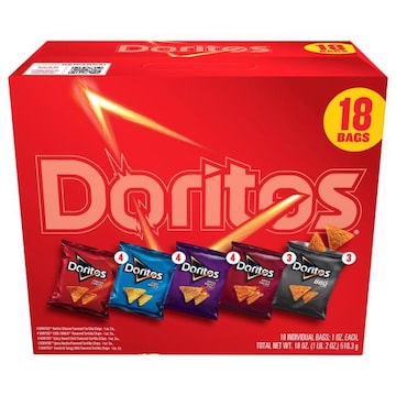 Doritos Tortilla Chips, Assorted, Variety Pack