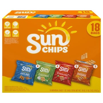 SunChips Whole Grain Snacks, Assorted