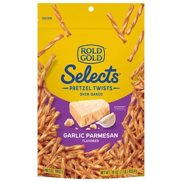 Rold Gold Selects Pretzel Twists, Oven-Baked, Garlic Parmesan Flavored