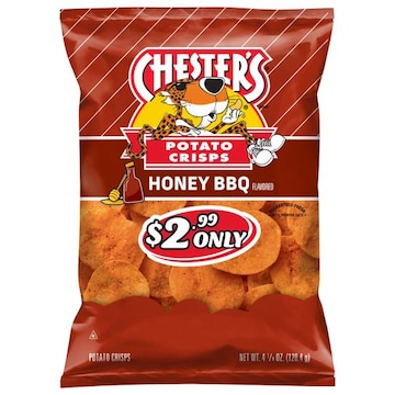 Chester's Honey BBQ Flavored Potato Crisps