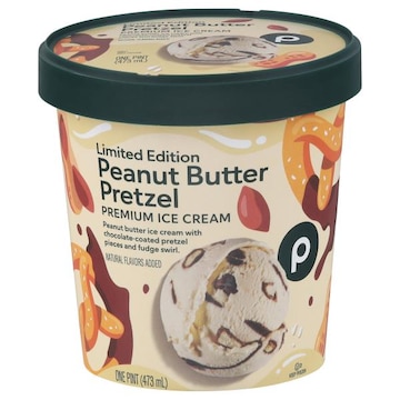 Publix Limited Editon Ice Cream, Peanut Butter Pretzelpint