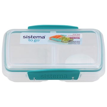 Sistema To Go 11.8 Ounce Small Split 2 Compartiments Food Storage Container