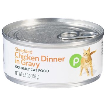 Publix Shredded Chicken Dinner in Gravy Cat Food