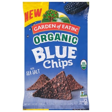 Garden of Eatin' Organic Blue Corn Tortilla Chips with Sea Salt