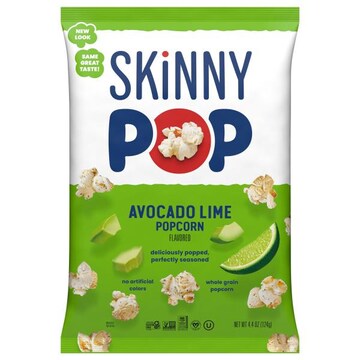 SkinnyPop Avocado Lime Flavored Popcorn