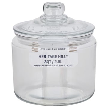 Anchor Hocking Heritage Hill 3 Quart Jar