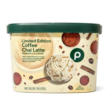 Publix Limited Edition Ice Cream, Coffee Chai Latte