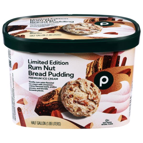 Publix Premium Rum Nut Bread Pudding Ice Cream | Publix Super Markets
