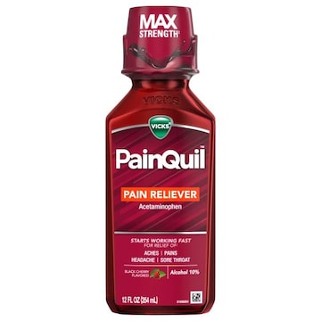 Vicks PainQuil Max Strength Black Cherry Flavored Pain Reliever