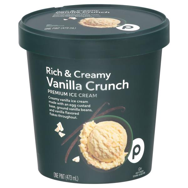 Publix Rich & Creamy Premium Vanilla Crunch Ice Cream | Publix