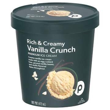 Publix Rich & Creamy Premium Vanilla Crunch Ice Cream