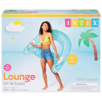 Intex Sit 'N Float Lounge, for Adults Only