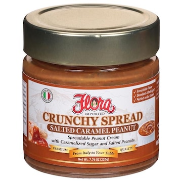 Flora Salted Caramel Peanut Crunchy Spread