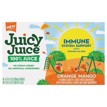 Juicy Juice No Sugar Added Orange Mango Juice