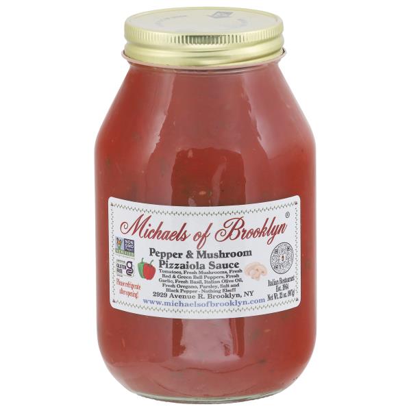 Michaels Of Brooklyn Pepper & Mushroom Pizzaiola Sauce | Publix