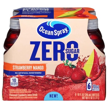 Ocean Spray Juice Drink, Zero Sugar, Strawberry Mango