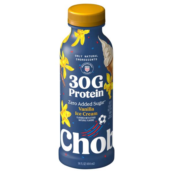 Chobani Zero Added Sugar Greek Yogurt Vanilla Ice Cream Protein