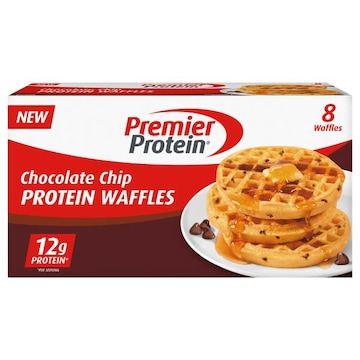 Premier Protein Chocolate Chip Protein Waffles