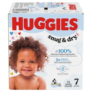 Huggies Snug & Dry Diapers, Disney Baby, 7 (over 41 lb)