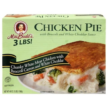 Mrs. Budd's Chicken Pie with Broccoli and White Cheddar Sauce
