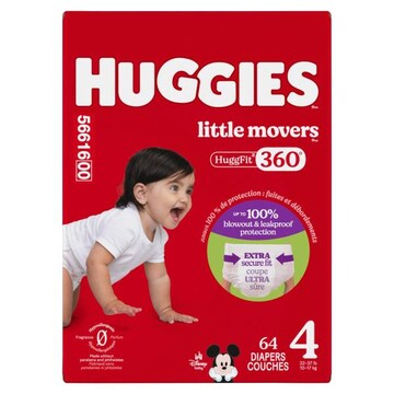 Huggies Little Movers Disney Baby Size 4 Diapers (22-37 lbs (10-17 kg))
