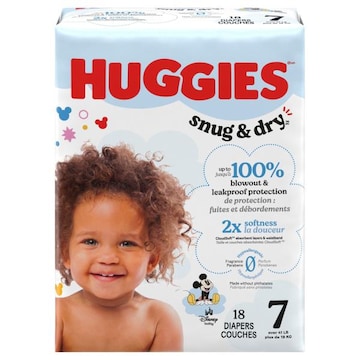 Huggies Snug & Dry Diapers, Disney Baby, 7 (over 41 lb)