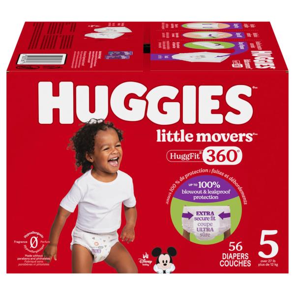 Huggies Little Movers Disney Baby Size 5 Diapers (27+ lbs (12+ kg