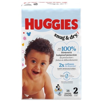 Huggies Snug & Dry Diapers, Disney Baby, 2 (12 - 18 lb)