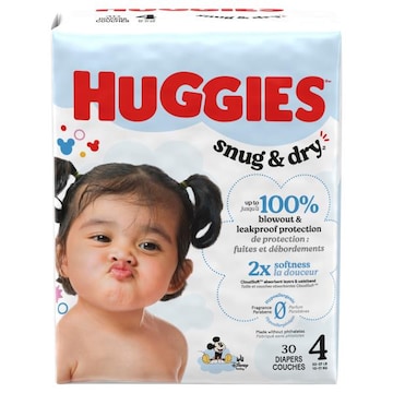 Huggies Snug & Dry Diapers, Disney Baby, 4 (22 - 37 lb)