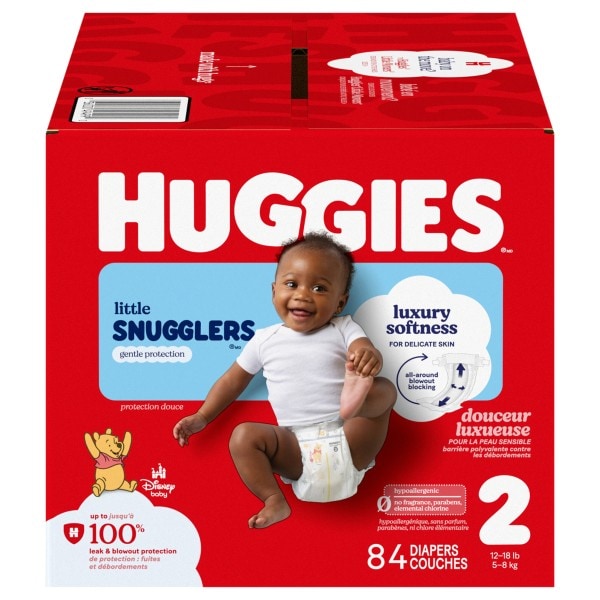 Huggies Little Snugglers Disney Baby Size 2 Diapers (12-18 lbs (5