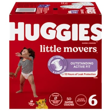Huggies Little Movers Diapers, Disney Baby, 6 (Over 35 lb)