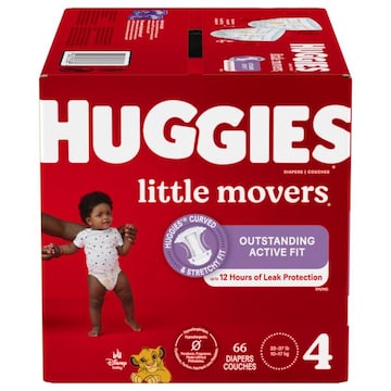Huggies Little Movers Diapers, Disney Baby, 4 (22-37 lb)
