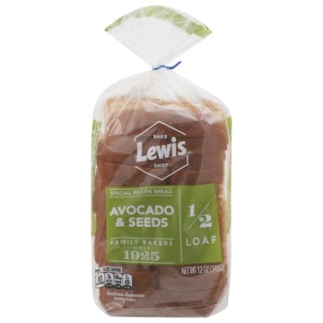 Lewis Bake Shop Bread, Avocado & Seeds, 1/2 Loaf