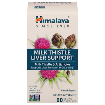 Himalayan Vegan Capsules Milk Thistle Liver Support