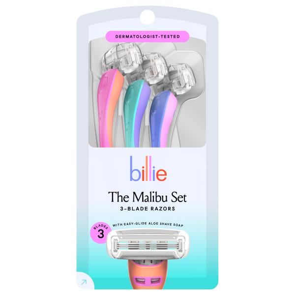 Billie The Malibu Set 3-Blade Razors | Publix Super Markets