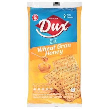 Dux Crackers, Wheat Bran Honey, Club