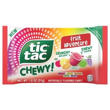 Tic Tac Candy, Fruit Adventure, Chewy