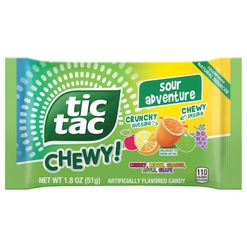 Tic Tac Candy, Sour Adventure, Chewy