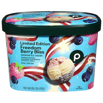Publix Premium Freedom Berry Bliss Ice Cream
