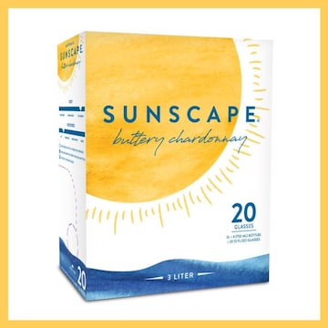 Sunscape Buttery Chardonnay Australia White Wine Box