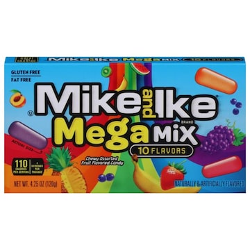 Mike & Ike Mega Mix 10 Flavors Candy