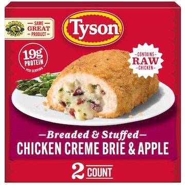 Tyson Frozen Stuffed Chicken Breasts Creme Brie Apple, 2 Count