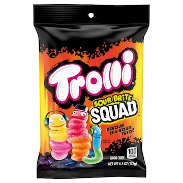 Trolli Sour Brite Squad Gummi Candy