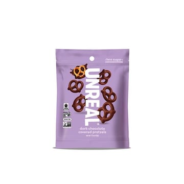 Unreal Dark Chocolate Pretzels, 1.5 oz