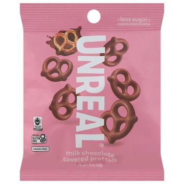 Unreal Milk Chocolate Covered Pretzels