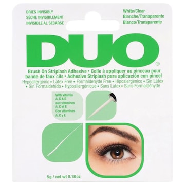 Duo White/Clear Brush On Striplash Adhesive