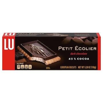 Lu Petit Ecolier Petit Écolier 45% Cocoa Dark Chocolate European Biscuits