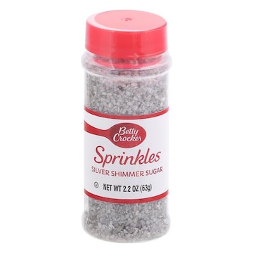Betty Crocker Sprinkles, Silver Shimmer Sugar