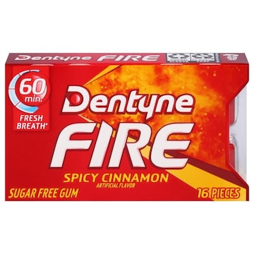 Dentyne Fire Sugar Free Spicy Cinnamon Gum