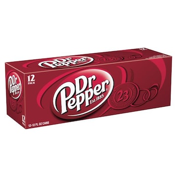 Dr Pepper Soda, 12 Pack